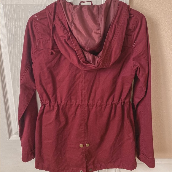🚫SOLD on Mercari🚫 Burgundy Utility Jacket - Picture 2 of 2
